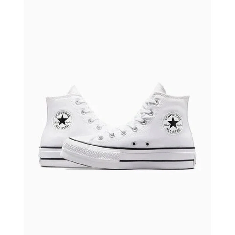 WOMEN'S COVERSE ALL STAR CHUCK TAYLOR LIFT PLATFORM HI TOPS Size 6.5 - Picture 5 of 5